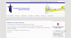 Desktop Screenshot of ev-kg-oberndorf.de