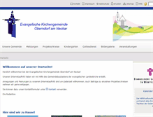 Tablet Screenshot of ev-kg-oberndorf.de